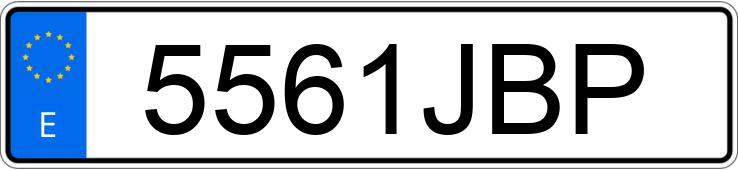 Numer rejestracyjny 5561JBP posiada OPEL MERIVA Numer rejestracyjny 5561JBP posiada OPEL MERIVA