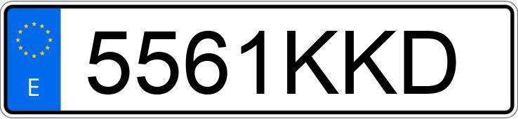 Numer rejestracyjny 5561KKD posiada SEAT LEON