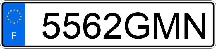 Numer rejestracyjny 5562GMN posiada OPEL CORSA