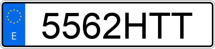 Registreringsnumret 5562HTT har CITROEN C4 GRAND PICASSO