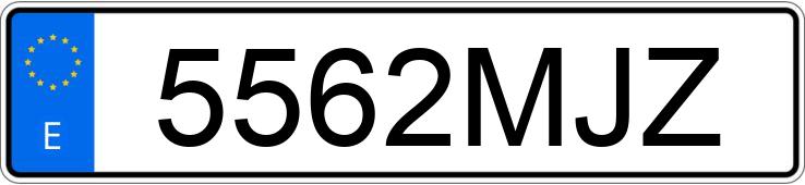 Numer rejestracyjny 5562MJZ posiada SYM SYMPHONY