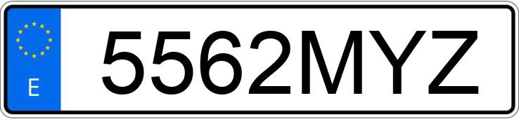 Numer rejestracyjny 5562MYZ posiada BMW SERIE 1 Numer rejestracyjny 5562MYZ posiada BMW SERIE 1