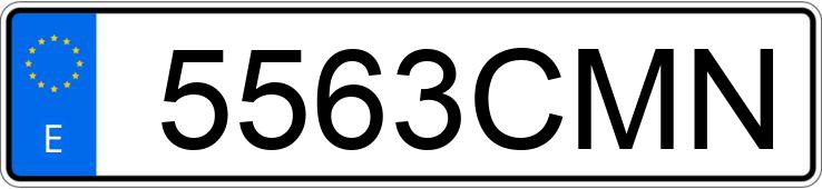 Numer rejestracyjny 5563CMN posiada RENAULT SCENIC CONFORT AUTHENTIQUE 1.6 Numer rejestracyjny 5563CMN posiada RENAULT SCENIC CONFORT AUTHENTIQUE 1.6