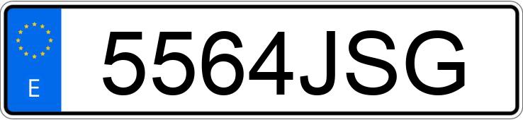 Numer rejestracyjny 5564JSG posiada FORD KA