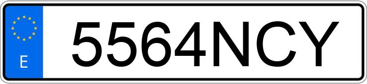 Numer rejestracyjny 5564NCY posiada MERCEDES GLE (167)