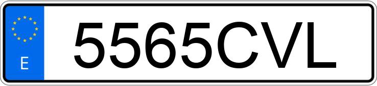 Numer rejestracyjny 5565CVL posiada NISSAN PRIMASTAR