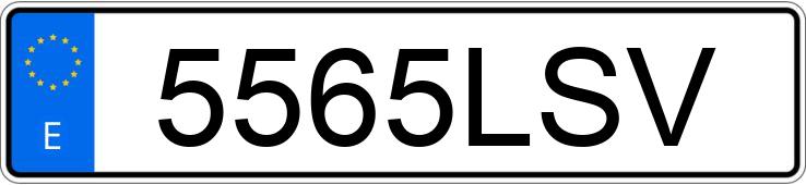 Numer rejestracyjny 5565LSV posiada DACIA DOKKER