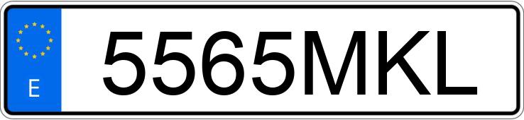 Numer rejestracyjny 5565MKL posiada CITROEN BERLINGO