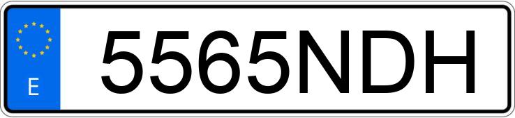 Numer rejestracyjny 5565NDH posiada BMW SERIE 2