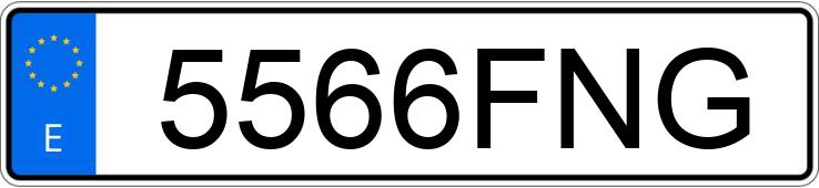 Numer rejestracyjny 5566FNG posiada SEAT LEON