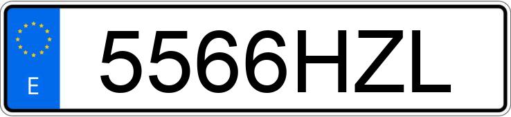 Numer rejestracyjny 5566HZL posiada OPEL CORSA