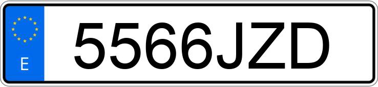 Numer rejestracyjny 5566JZD posiada TOYOTA AVENSIS Numer rejestracyjny 5566JZD posiada TOYOTA AVENSIS