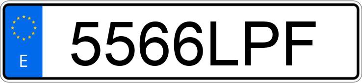 Numer rejestracyjny 5566LPF posiada OPEL ASTRA
