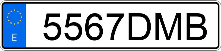 Registreringsnummeret 5567DMB har BMW SERIE 3 Registreringsnummeret 5567DMB har BMW SERIE 3