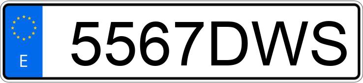Numer rejestracyjny 5567DWS posiada AUDI A4 Numer rejestracyjny 5567DWS posiada AUDI A4