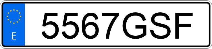 Numer rejestracyjny 5567GSF posiada TOYOTA AYGO