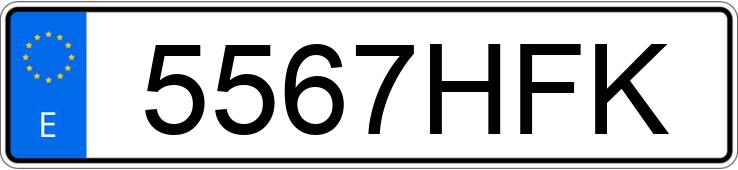 Numer rejestracyjny 5567HFK posiada VOLVO XC60 Numer rejestracyjny 5567HFK posiada VOLVO XC60