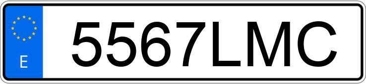 Numer rejestracyjny 5567LMC posiada HONDA CBR 500