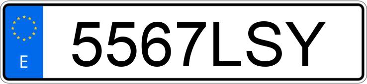Numer rejestracyjny 5567LSY posiada VOLKSWAGEN T-ROC Numer rejestracyjny 5567LSY posiada VOLKSWAGEN T-ROC
