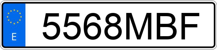 Numer rejestracyjny 5568MBF posiada MINI MINI Numer rejestracyjny 5568MBF posiada MINI MINI
