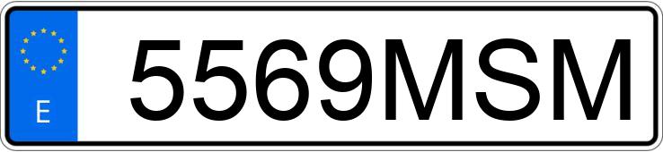Numer rejestracyjny 5569MSM posiada FIAT 500 Numer rejestracyjny 5569MSM posiada FIAT 500