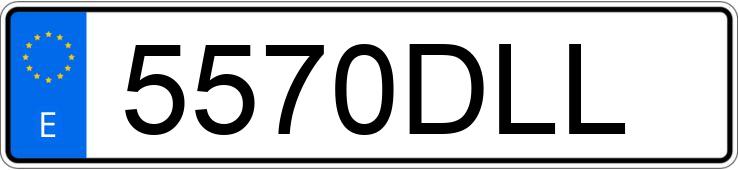 Numer rejestracyjny 5570DLL posiada PEUGEOT PARTNER Numer rejestracyjny 5570DLL posiada PEUGEOT PARTNER