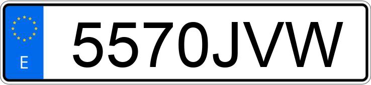 Numer rejestracyjny 5570JVW posiada YAMAHA YP 125