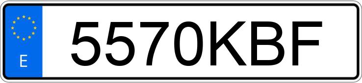 Numer rejestracyjny 5570KBF posiada PEUGEOT 3008