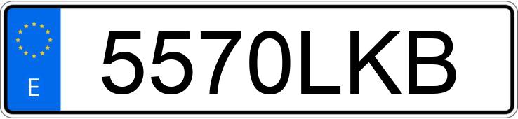 Numer rejestracyjny 5570LKB posiada AUDI Q3