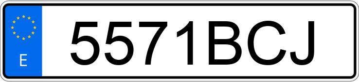 Numer rejestracyjny 5571BCJ posiada MERCEDES M (163-164)