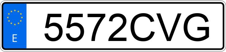 Numer rejestracyjny 5572CVG posiada FORD FOCUS