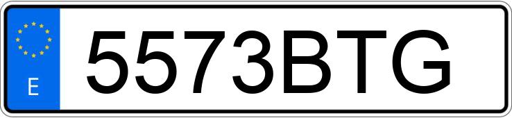 Numer rejestracyjny 5573BTG posiada DAEWOO NUBIRA