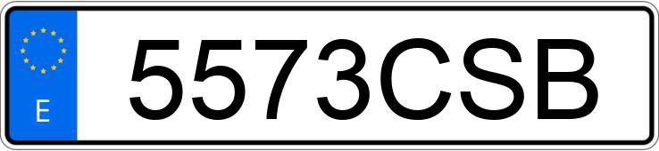 Numer rejestracyjny 5573CSB posiada MERCEDES E 250 (124)