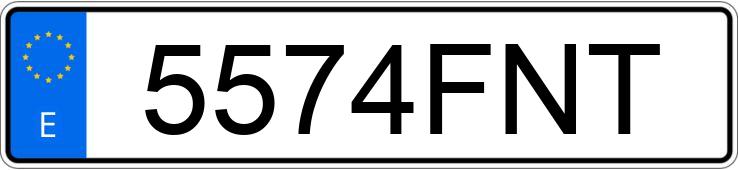 Numer rejestracyjny 5574FNT posiada MERCEDES C (204) 220 CDI AVANTGARDE