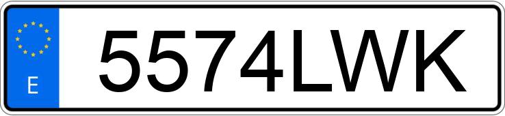 Numer rejestracyjny 5574LWK posiada PEUGEOT 208 Numer rejestracyjny 5574LWK posiada PEUGEOT 208