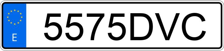 Numer rejestracyjny 5575DVC posiada OPEL ZAFIRA Numer rejestracyjny 5575DVC posiada OPEL ZAFIRA