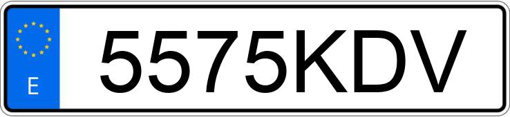 Numer rejestracyjny 5575KDV posiada CITROEN C3