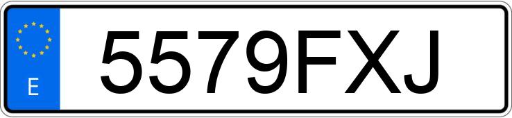 Numer rejestracyjny 5579FXJ posiada RENAULT MODUS