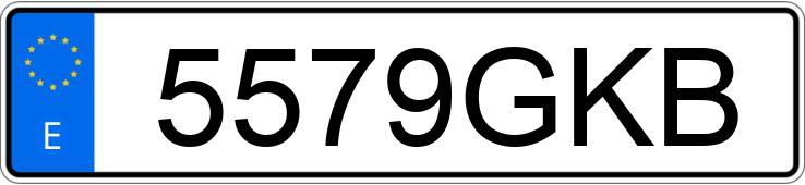 Numer rejestracyjny 5579GKB posiada FORD FUSION