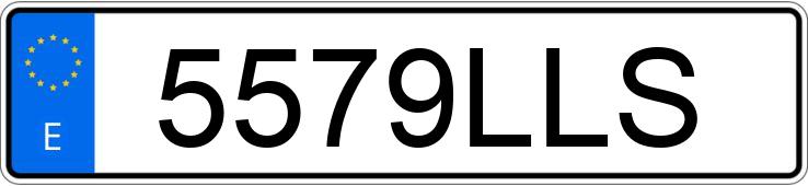 Numer rejestracyjny 5579LLS posiada BMW SERIE 1