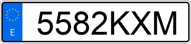 Numer rejestracyjny 5582KXM posiada BMW X3 Numer rejestracyjny 5582KXM posiada BMW X3