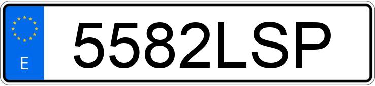 Numer rejestracyjny 5582LSP posiada RENAULT MEGANE SPORT TOURER