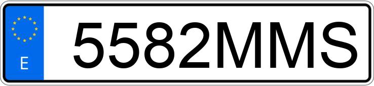 Numer rejestracyjny 5582MMS posiada NISSAN QASHQAI