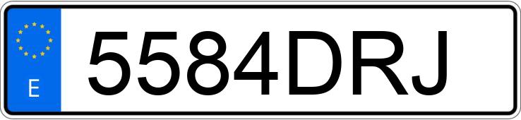 Numer rejestracyjny 5584DRJ posiada MERCEDES CL (215-216)
