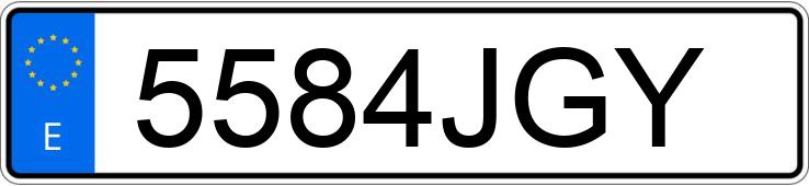 Numer rejestracyjny 5584JGY posiada FIAT 500 Numer rejestracyjny 5584JGY posiada FIAT 500