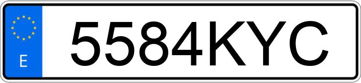 Numer rejestracyjny 5584KYC posiada BMW SERIE 3 Numer rejestracyjny 5584KYC posiada BMW SERIE 3