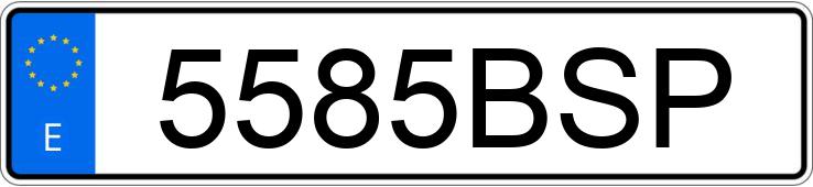 Numer rejestracyjny 5585BSP posiada HONDA @ 150 Numer rejestracyjny 5585BSP posiada HONDA @ 150