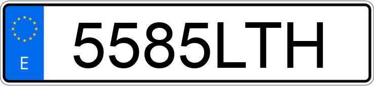 Numer rejestracyjny 5585LTH posiada AUDI Q3 SPORTBACK