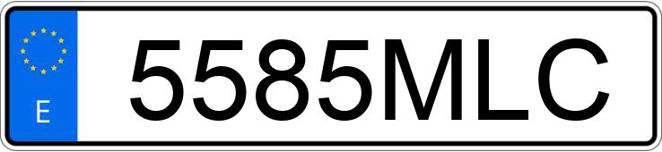 Numer rejestracyjny 5585MLC posiada PEUGEOT BOXER Numer rejestracyjny 5585MLC posiada PEUGEOT BOXER