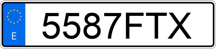 Numer rejestracyjny 5587FTX posiada BMW SERIE 5 Numer rejestracyjny 5587FTX posiada BMW SERIE 5